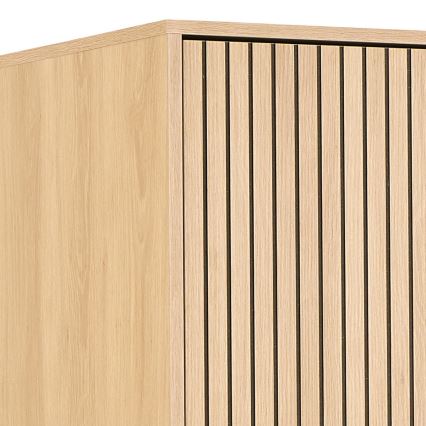 OLIVIA gardróbszekrény 99x200 cm, tölgy