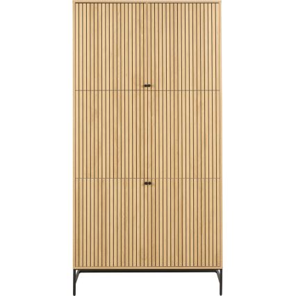 OLIVIA gardróbszekrény 99x200 cm, tölgy