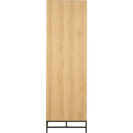 OLIVIA gardróbszekrény 99x200 cm, tölgy