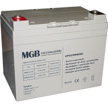 Ólom-sav akkumulátor VRLA AGM 12V/33Ah