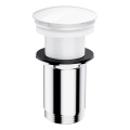 OMNIRES A716BP - CLICK-CLACK mosdóleeresztő 6,6 cm átmérőjű, fényes fehér
