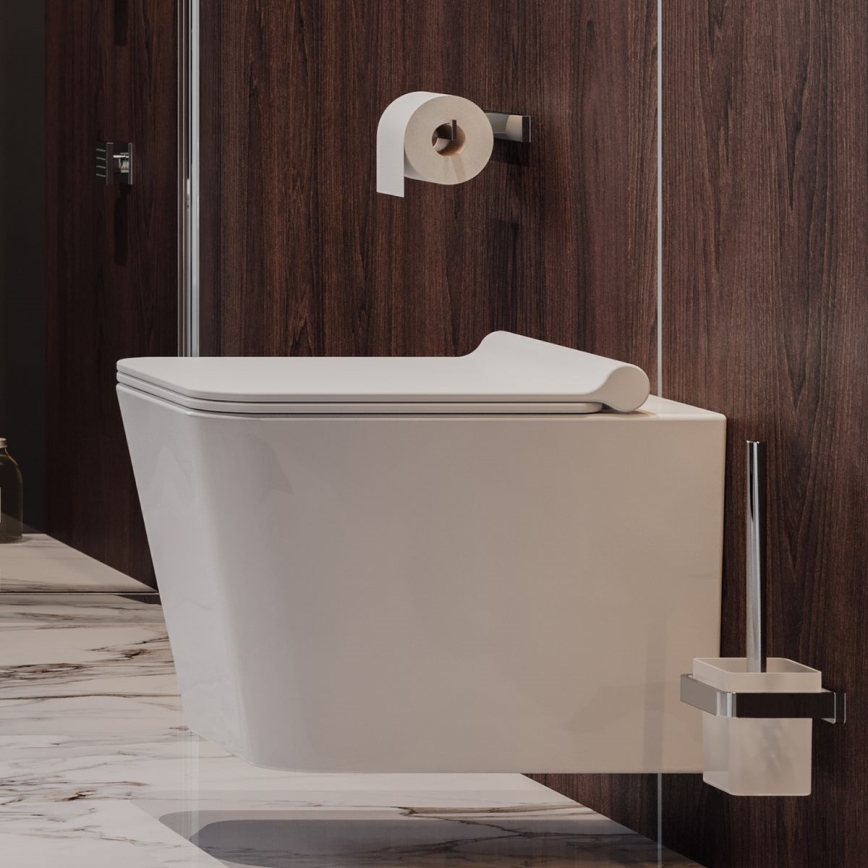 OMNIRES BOSTONDEBP - WC-ülőke SoftClose BOSTON duroplast/fényes fehér