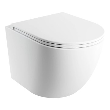 OMNIRES OTTAWASPXMWBM - Függesztett WC SoftClose ülőkével OTTAWA kerámia/matt fehér