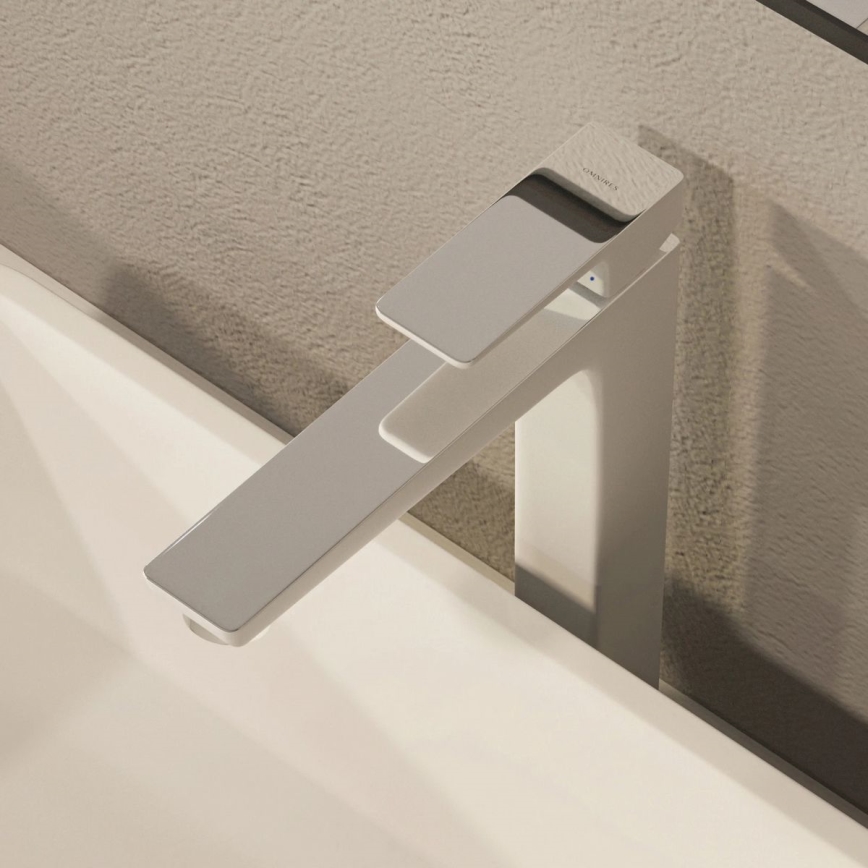 OMNIRES PM7412CRB - Mosdócsap PARMA 27,3 cm fényezett króm/fehér