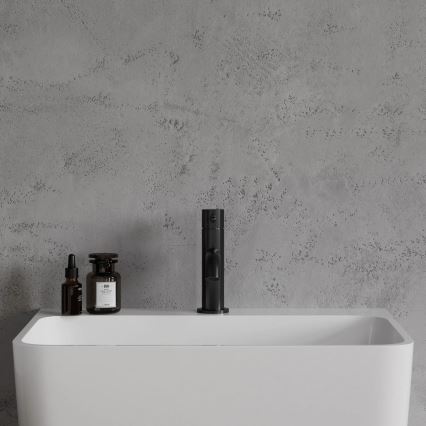 OMNIRES Y1210NBL - Mosdócsap Y 16,2 cm félmatt fekete