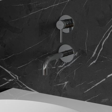 OMNIRES Y1215NCR - Mosdó csaptelep falba süllyesztett szereléshez, Y fényes króm