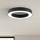 Ondaluce - dimmelhető GLOBUS mennyezeti LED lámpatest LED/80W/230V 3000/4000K átm. 100 cm fekete