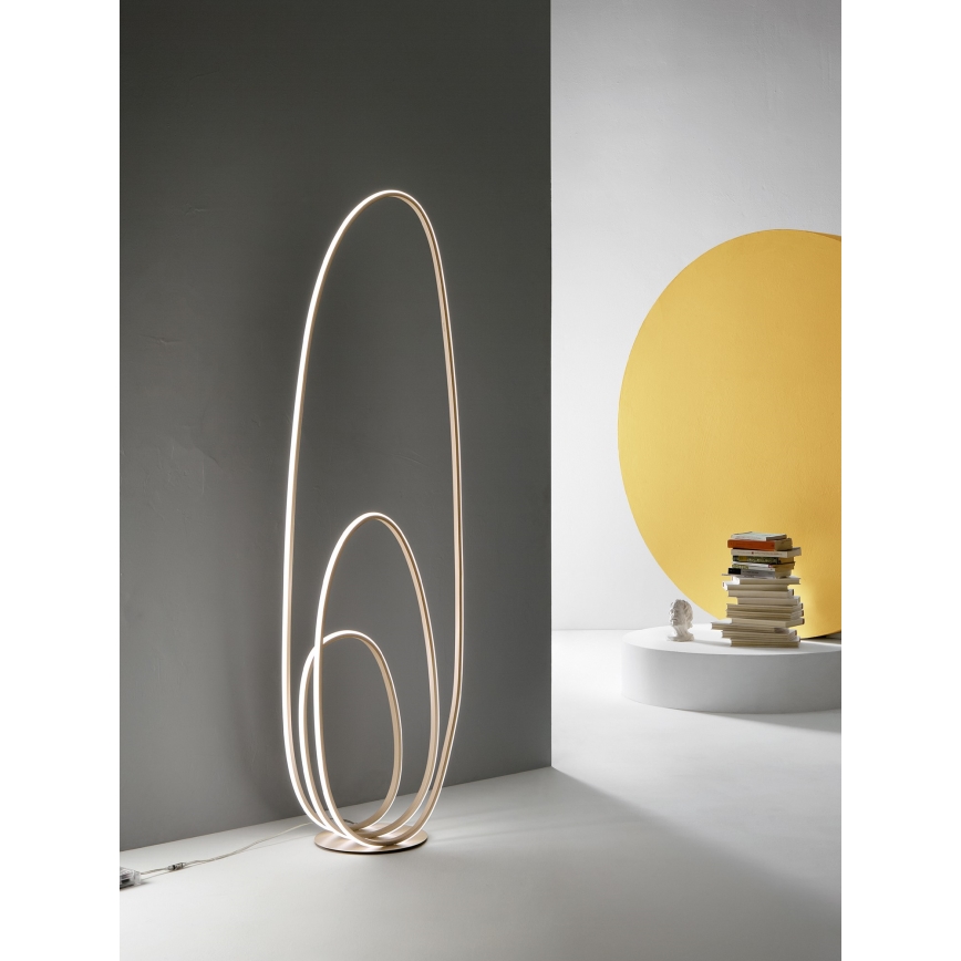 Ondaluce - Dimmelhető LED állólámpa GOLDEN LED/45W/230V 160 cm arany