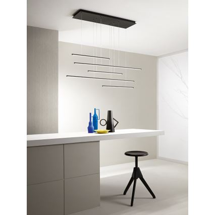 Ondaluce - Dimmelhető LED függeszték kábelen GENIUS LED/72W/230V fekete