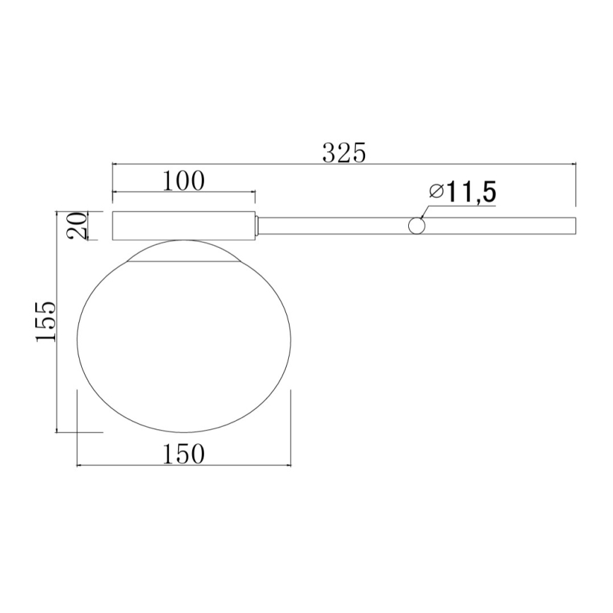 Ondaluce - Fali lámpa JEWEL 1xE14/10W/230V arany/fehér