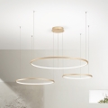 Ondaluce - Fényerőszabályozható kábeles LED csillár SOEL LED/28W/230V + LED/38W + LED/47W Ø 100/80/60 cm aranyszínű