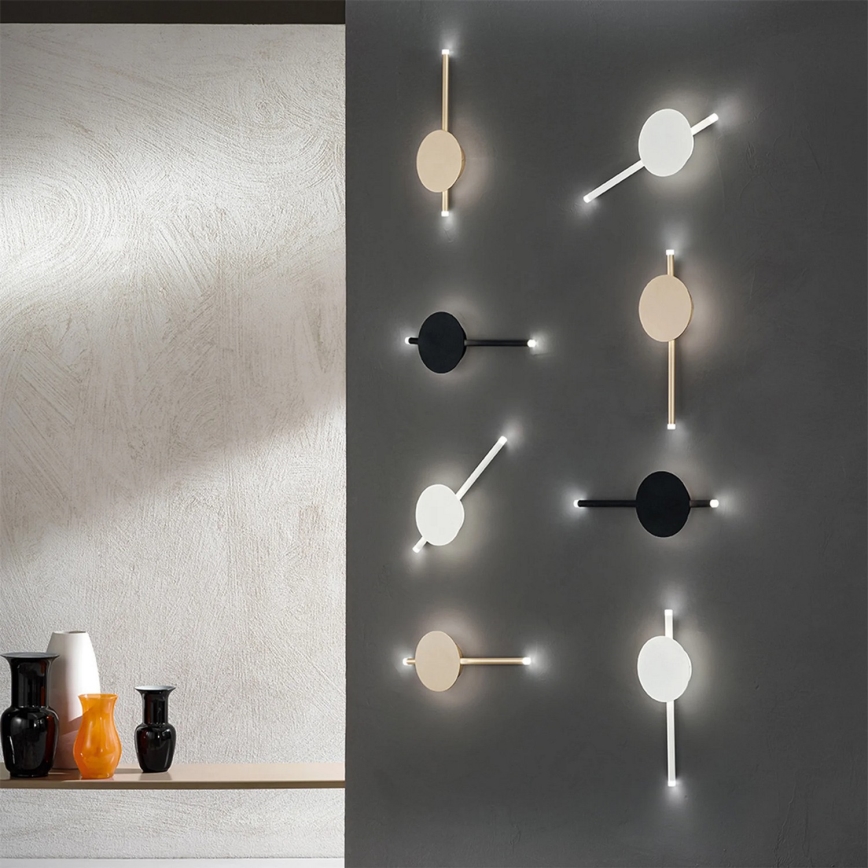 Ondaluce - JAMES LED dimmelhető fali lámpa LED/16W/230V fekete