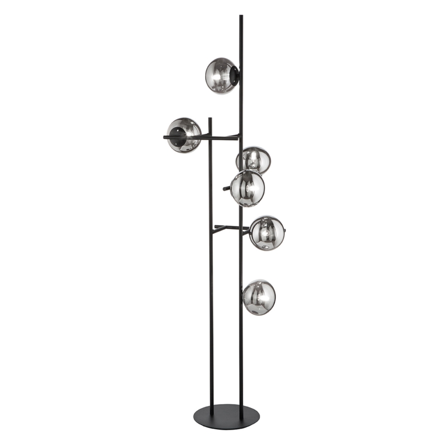 Ondaluce - JEWEL univerzális csere lámpabúra, átmérő 15 cm, füstös fekete