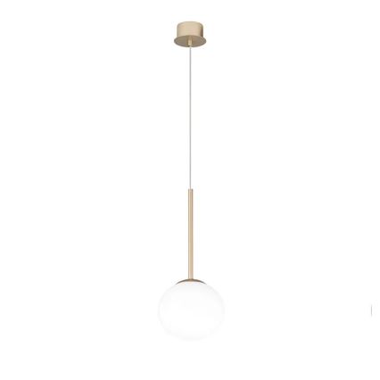 Ondaluce - Kábelcsillár JEWEL 1xE14/10W/230V átm. 17 cm arany/fehér