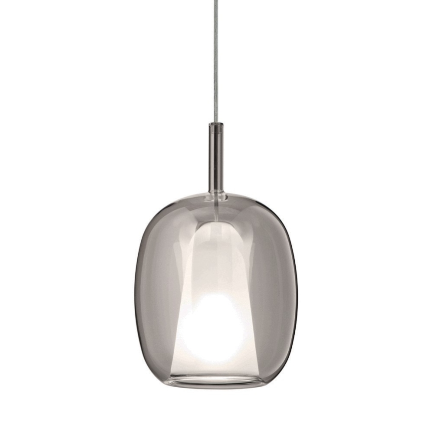 Ondaluce - Kábelre szerelt csillár THELMA 3xE27/15W/230V füstszürke