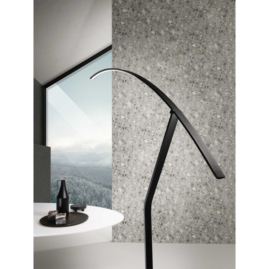 Ondaluce - LED dimmelhető állólámpa FOLAGA LED/30W/230V 190 cm fekete