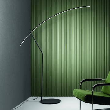 Ondaluce - LED dimmelhető állólámpa FOLAGA LED/30W/230V fekete