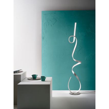 Ondaluce - LED Dimmelhető állólámpa LUMEN LED/30W/230V 160 cm ezüst