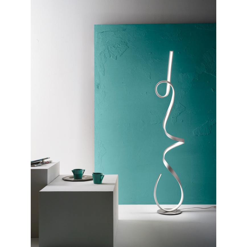 Ondaluce - LED Dimmelhető állólámpa LUMEN LED/30W/230V 160 cm ezüst