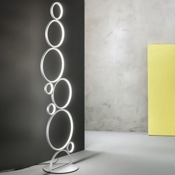 Ondaluce - LED dimmelhető állólámpa POIS LED/52W/230V 160 cm ezüstszínű