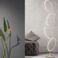 Ondaluce - LED Dimmelhető állólámpa RICE LED/38W/230V 166 cm arany