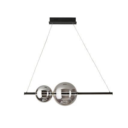 Ondaluce - LED dimmelhető csillár kábellel FUFI LED/40W/230V fekete/füstfekete