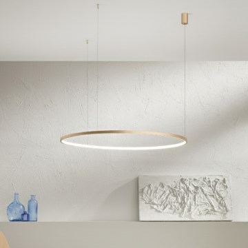Ondaluce - LED dimmelhető csillár kábellel SOEL LED/38W/230V átm. 80 cm arany