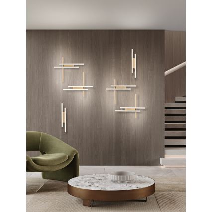 Ondaluce - LED dimmelhető fali lámpa MOVIDA LED/16W/230V aranyszínű