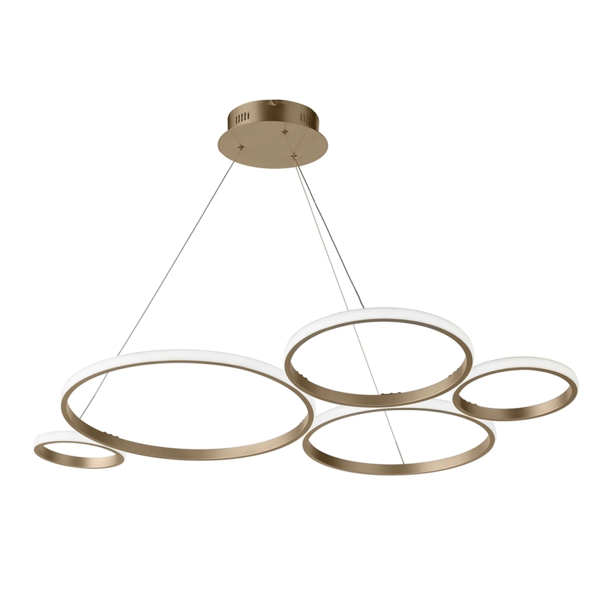 Ondaluce - LED dimmelhető kábelen függő csillár POIS LED/60W/230V aranyszínű