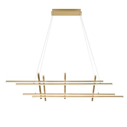 Ondaluce - LED dimmelhető kábeles csillár MOVIDA LED/114W/230V arany