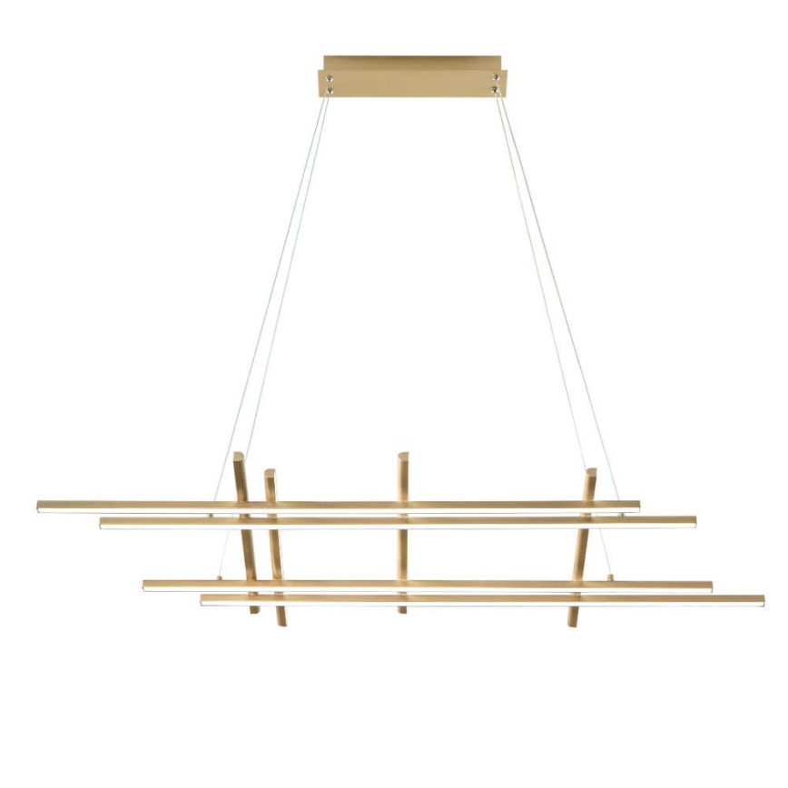 Ondaluce - LED dimmelhető kábeles csillár MOVIDA LED/114W/230V arany