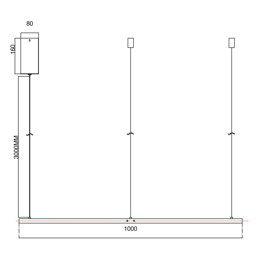 Ondaluce - LED dimmelhető kábeles csillár SOEL LED/47W/230V Ø 100 cm arany