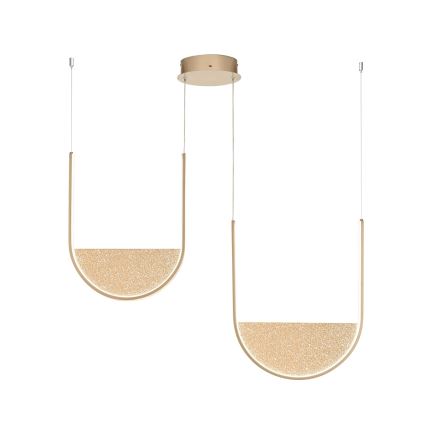 Ondaluce - LED dimmelhető kábeles függeszték LOTUS LED/55W/230V arany