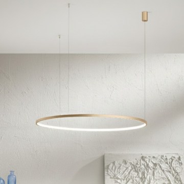 Ondaluce - LED fényerőszabályozható kábelen függő csillár SOEL LED/28W/230V átm. 60 cm arany