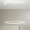 Ondaluce - LED fényerőszabályozható kábelre szerelt függeszték SOEL LED/38W/230V 3000/4000K átm. 80 cm fehér