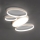 Ondaluce - LED-fényerőszabályozható mennyezeti lámpatest RICE LED/34W/230V 45x80 cm aranyszínű