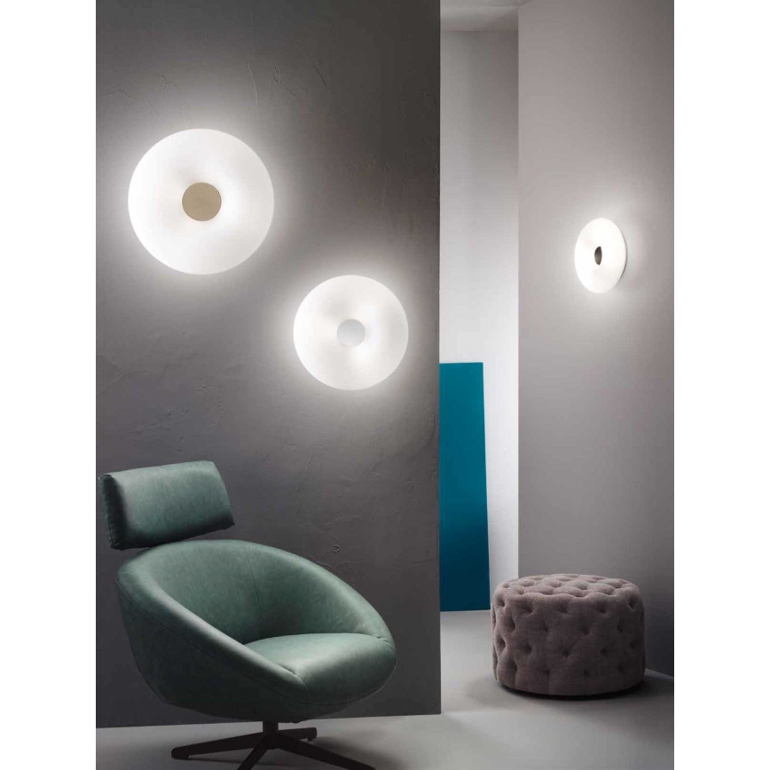 Ondaluce - Mennyezeti lámpatest DODI 2xE27/15W/230V átm. 33 cm fehér