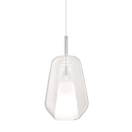 Ondaluce - THELMA kábeles függeszték 1xE27/15W/230V, átmérő 19 cm, arany/átlátszó