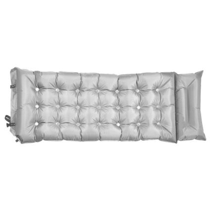 Önfelfújó matrac párnával 180x66 cm szürke