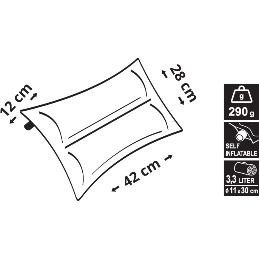 Önfelfújó párna kék