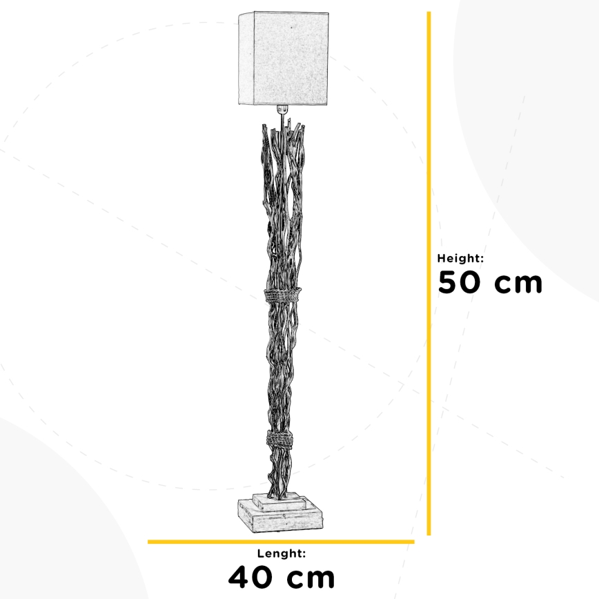 ONLI - Állólámpa MARICA 1xE27/22W/230V