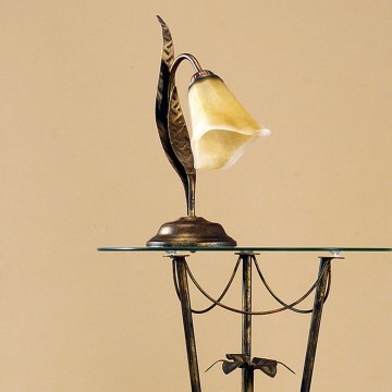 ONLI - Asztali lámpa ALGA 1xE14/6W/230V 38 cm bronz