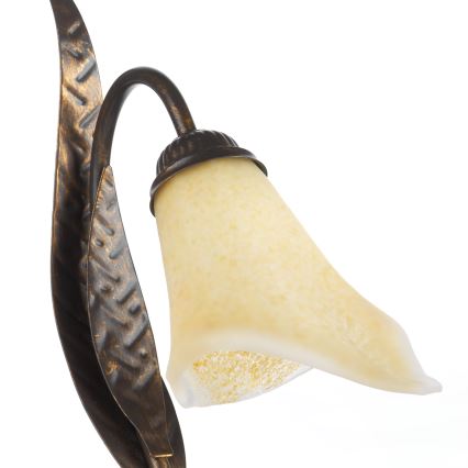 ONLI - Asztali lámpa ALGA 1xE14/6W/230V 38 cm bronz