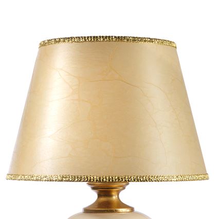 ONLI - Asztali lámpa AMADEUS 1xE27/15W/230V 72 cm bézs/arany