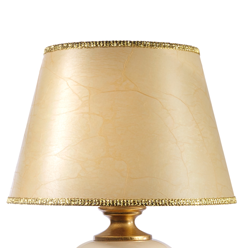 ONLI - Asztali lámpa AMADEUS 1xE27/15W/230V 72 cm bézs/arany