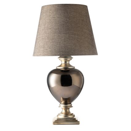 ONLI - Asztali lámpa AMADEUS 1xE27/15W/230V szürke