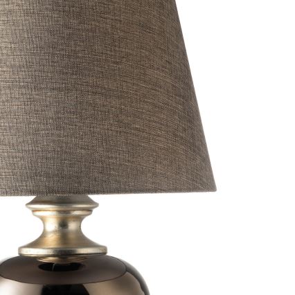 ONLI - Asztali lámpa AMADEUS 1xE27/15W/230V szürke