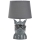 ONLI - Asztali lámpa BIAGIO 1xE14/6W/230V szürke