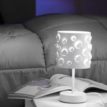 ONLI - Asztali lámpa BOLLICINE 1xE14/6W/230V 22 cm fehér