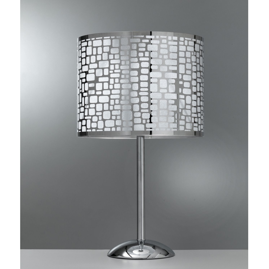 ONLI - Asztali lámpa BRUCE 1xE27/15W/230V 52 cm matt króm